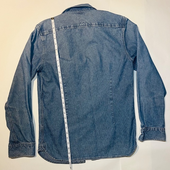Vintage Denim Work Shirt Unisex M/L - Picture 3 of 3
